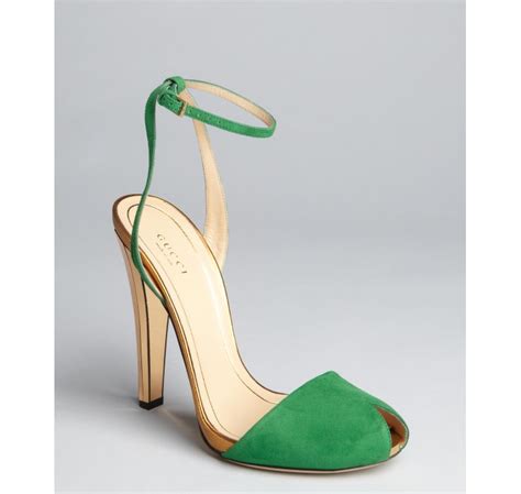 gucci art deco mirrored heels|Gucci.